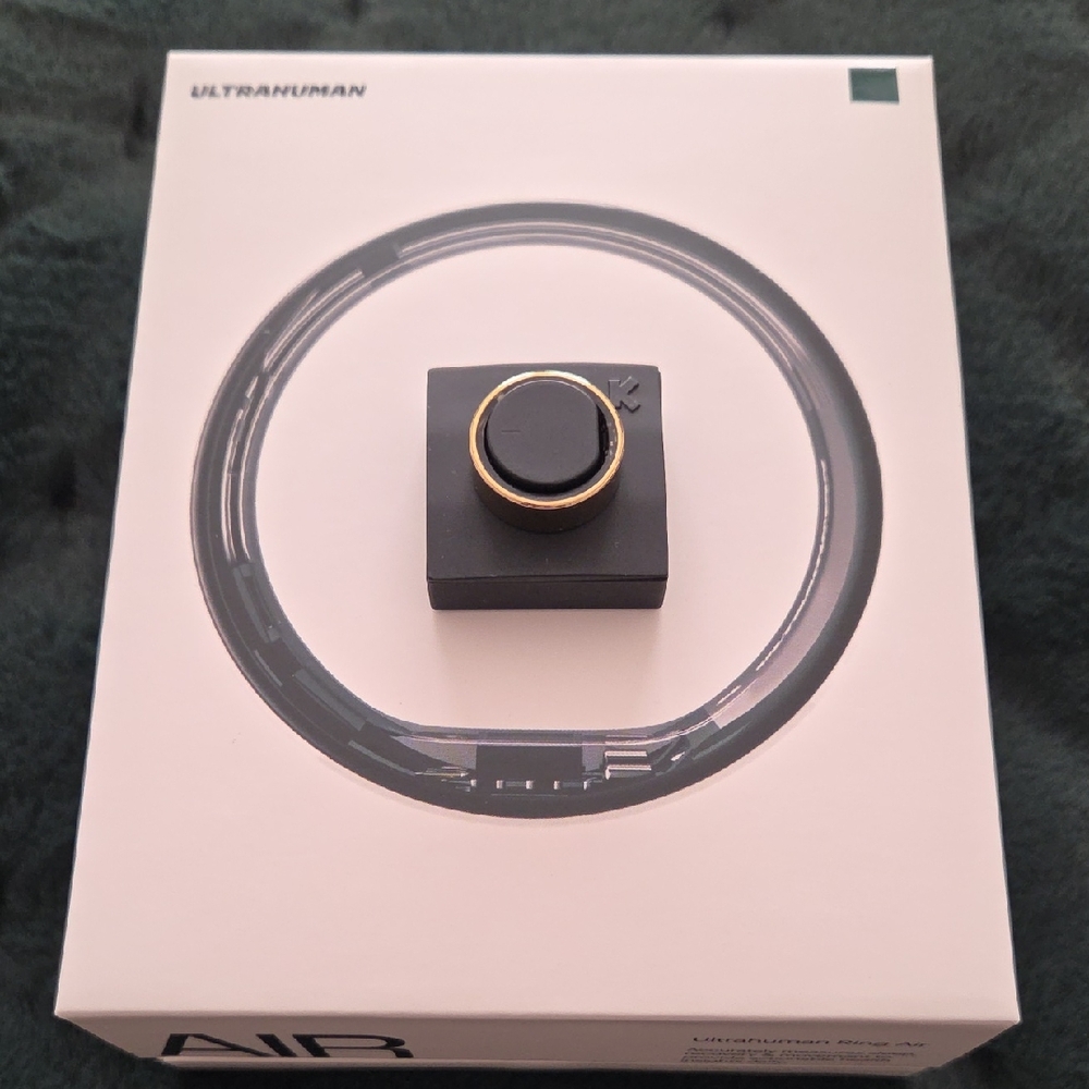 Ultrahuman Air Pre-owned Gold Smart Ring Sz 7